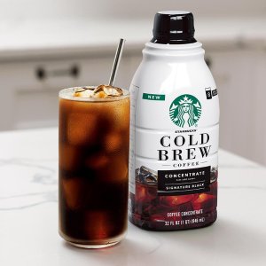 Starbucks 浓缩冷萃黑咖啡946mL 自制冰美式/拿铁等