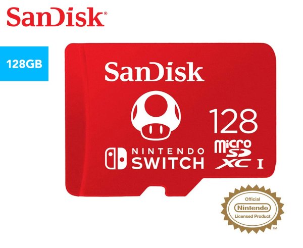 128GB Class 3 Nintendo Switch Micro SD Card