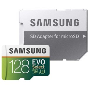 Samsung EVO Select 128GB 内存卡 带转换器 4.4折特价
