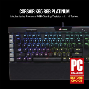 Corsair K95 RGB Platinum 美商海盗船 机械键盘