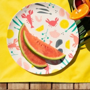 Simons 螃蟹系列竹纤维户外餐具  自带夏日阳光感