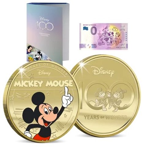 立享8折！0欧纪念钞免费送！Disney 迪士尼100周年纪念币开售！全球仅售19999套 限购1套