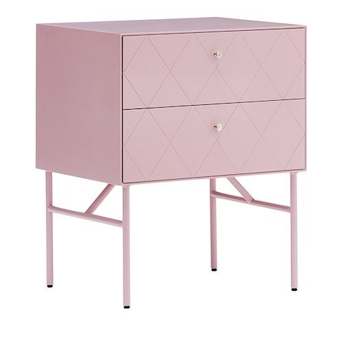 床头柜 Pink Bedside Table