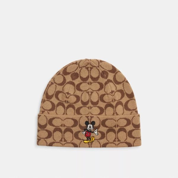 Disney X Coach 签名米老鼠毛线帽
