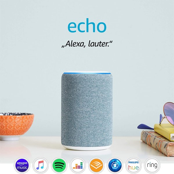 amazon德国亚马逊 现有 amazon echo 第3代alexa智能音箱限时促销