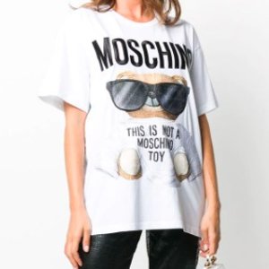 近期好价：Moschino 超高辨识度墨镜小熊T恤