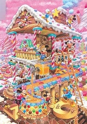 tenyo Disney Fantastical Treats House 266 件拼图