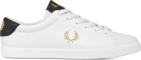 金色logo小白鞋