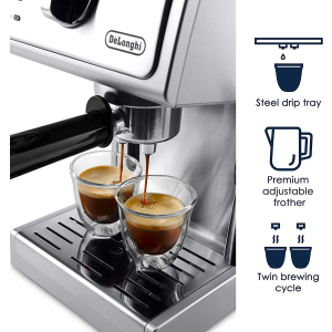 De'Longhi ECP3630 意式不锈钢咖啡机 拥有被香味环绕的早晨