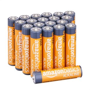 史低价：Amazon Basics 20 件装 AAA 1.5V高性能碱性电池
