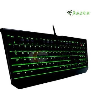 雷蛇Razor 黑寡妇绿轴游戏机械键盘 2016终极版 