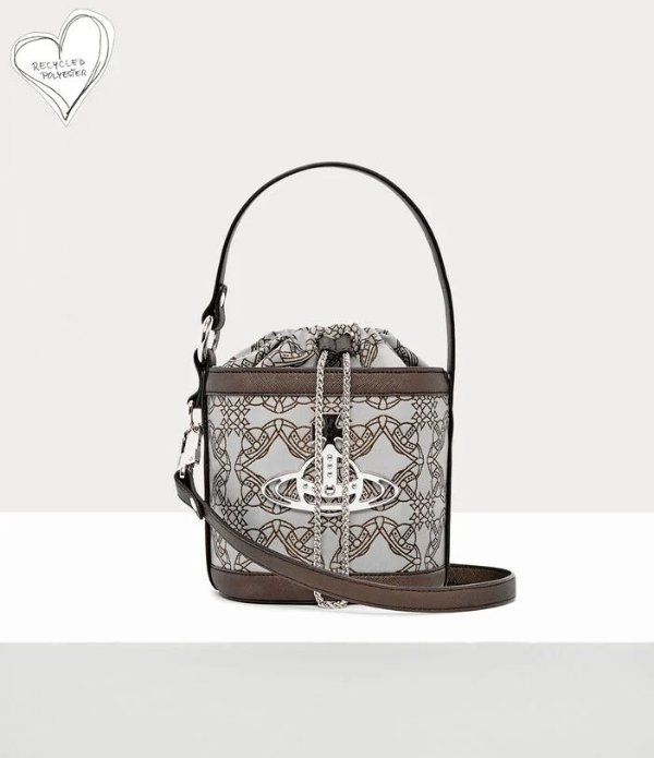 Daisy Small Drawstring Bucket Bag en Marron | Vivienne Westwood