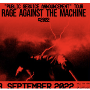 €235/人 门票+酒店Rage Against the Machine摇滚巡回演唱会 是时候燃起来了！