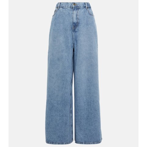 Sasha阔腿牛仔裤