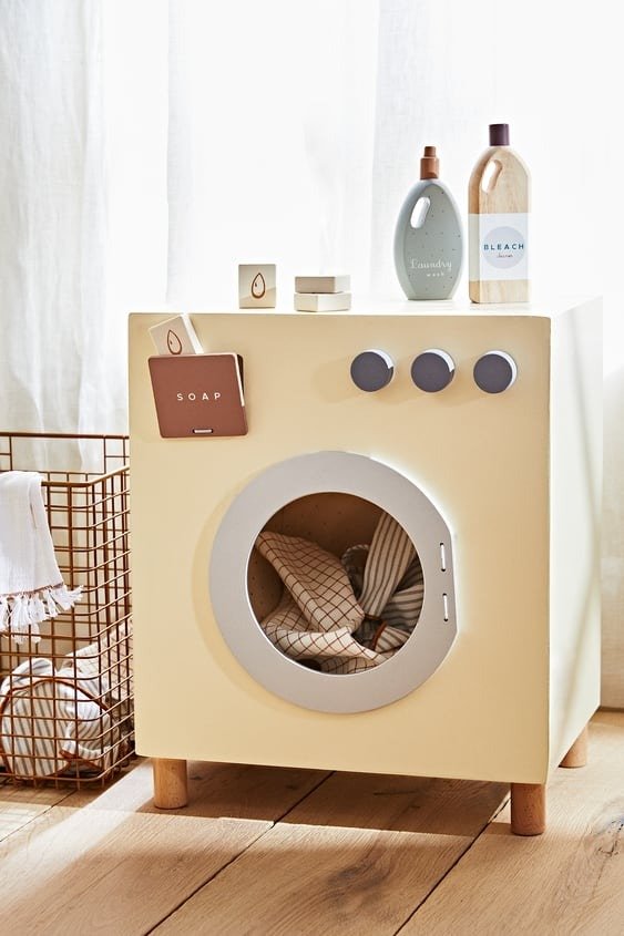 TOY WASHING MACHINE 木质洗衣机玩具159.00 超值好货| 北美省钱快报