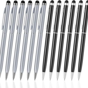 🥬白菜价🥬：ORIbox 二合一手写笔 12支装，圆珠笔+触屏笔