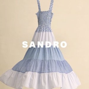 Sandro Paris 法式美衣上新 少女优雅风直接超低价