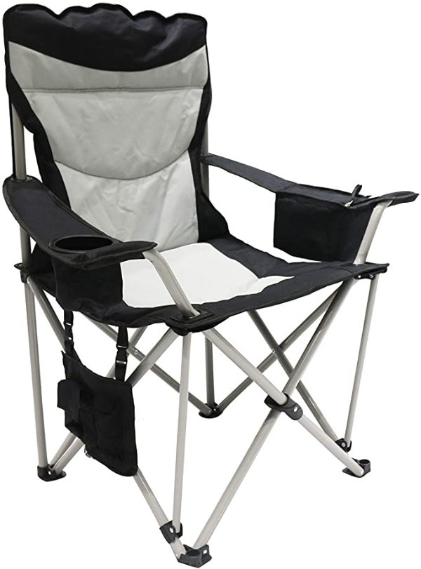 Homecall 黑白可折叠露营椅 带水槽