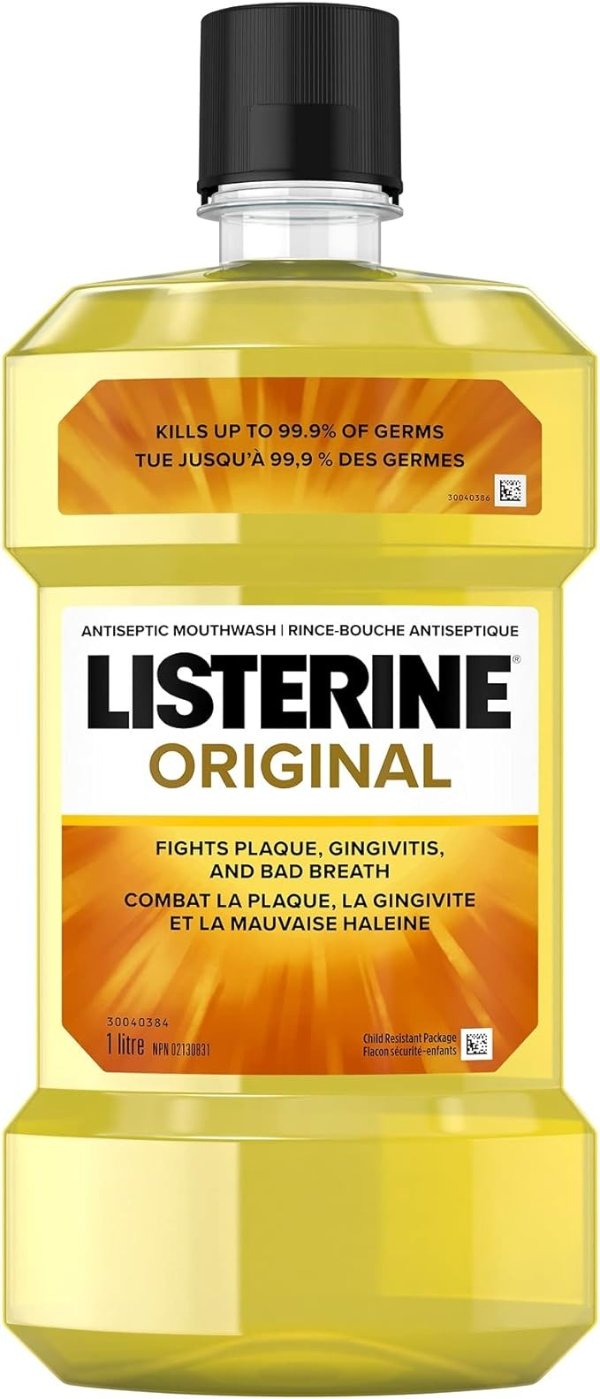 Listerine Original 深层清洁抗菌漱口水1L