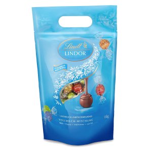 Lindt Lindor 牛奶巧克力混合口味 1公斤装 8.9折特价