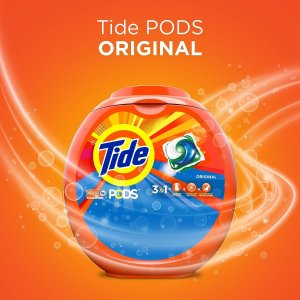 手慢无：Tide Pods 3合1浓缩洗衣球 42颗 原味香型