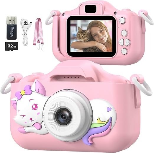 粉色猫猫 儿童相机