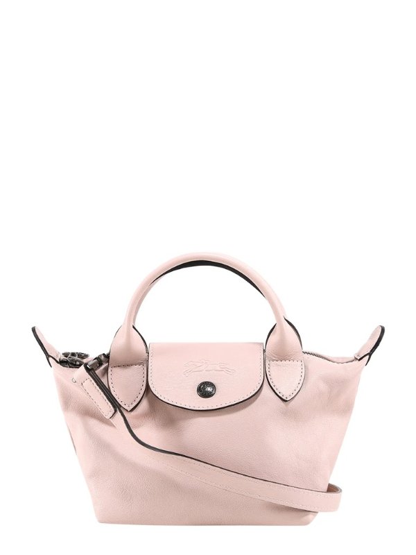 Le Pliage Cuir Extra Small Top粉色小饺子
