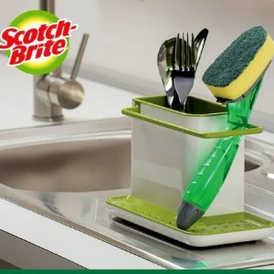 白菜价：Scotch-Brite 可存储清洁液的洗碗刷 精准控制流量