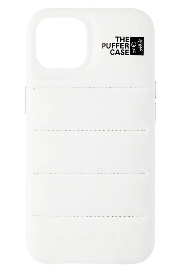 White 'The Puffer Case' iPhone 13 手机壳