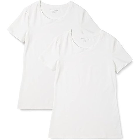 白色基础T恤2件