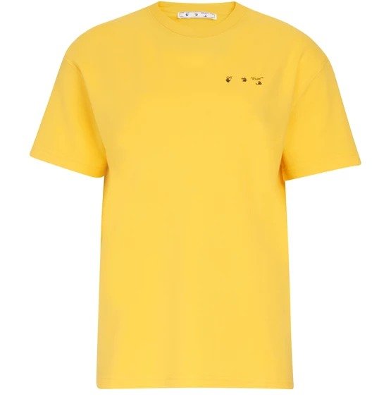 Arrows 黄色花卉T恤