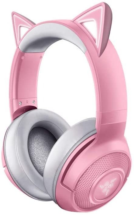 Kraken BT Kitty Edition Quartz Headset, Quartz/Pink