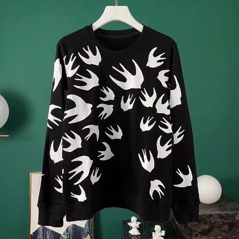 Alexander McQueen 半袖シャツ 46 モノクロ花柄 Thumbnail-839276QOABJ9256_F.