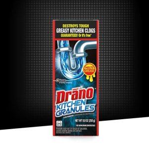 Drano 专业厨房油脂疏通液500g 吃完火锅倒一点 下水道不堵塞