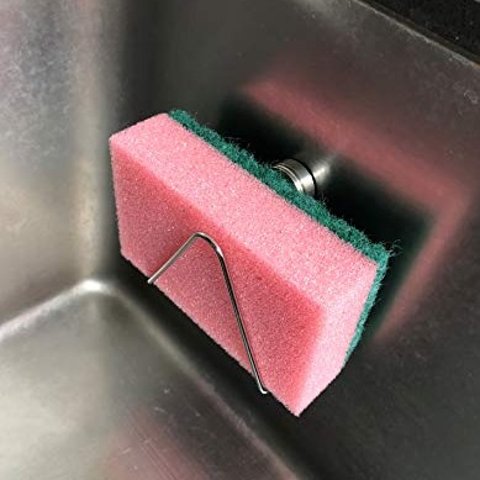 磁吸式洗碗棉沥水架