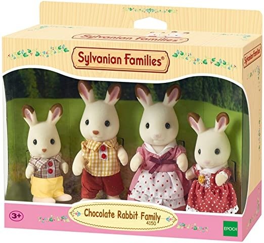 4150 Chocolate Rabbit Family,Figure