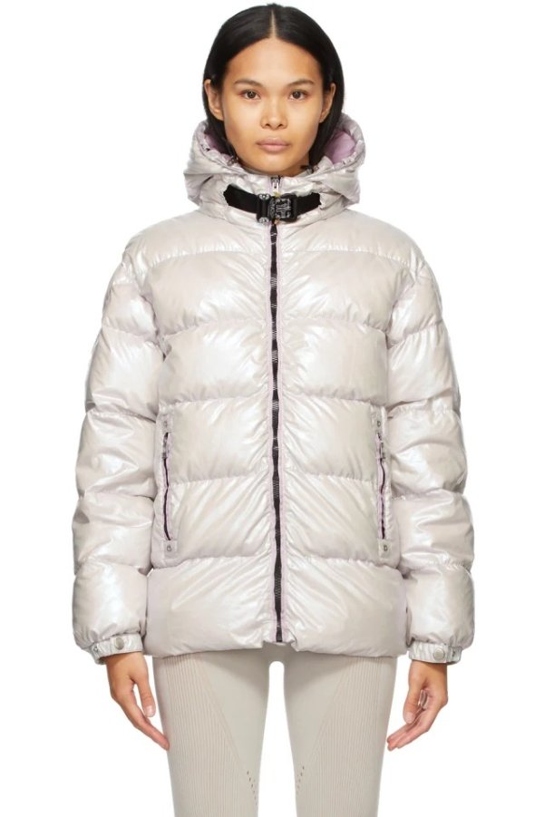 6 Moncler 1017 ALYX 9SM 银色搭扣羽绒服