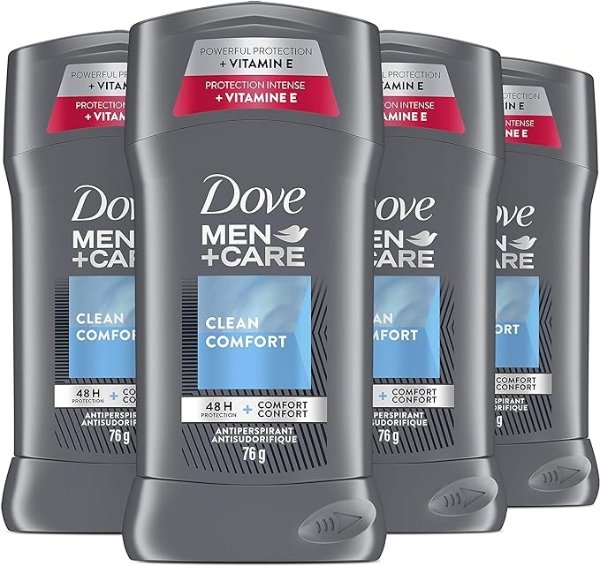 Dove 男士除臭止汗肌肤护理4件