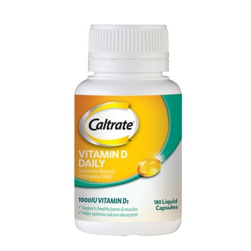 Vitamin D  180 Capsules