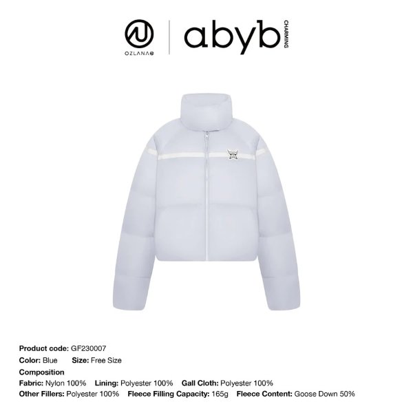  x ABYB羽绒服