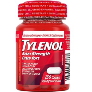 💥史低价💥：Tylenol Extra Strength 强效退烧止痛药 500mg 150片
