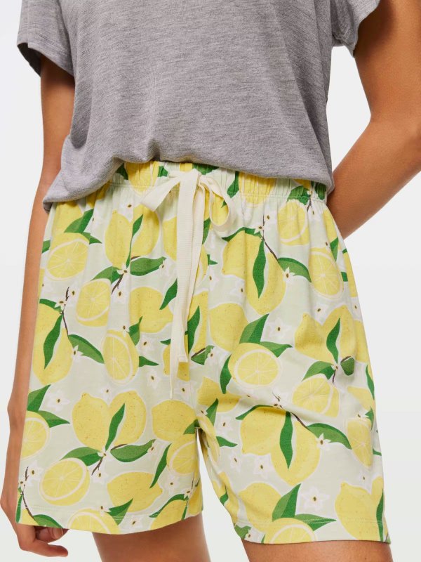 柠檬 睡裤