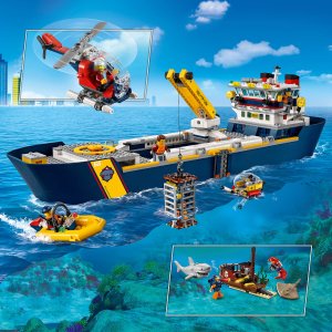 LEGO 城市组海洋探索船 60266  乘上它去探究海洋的奥秘吧