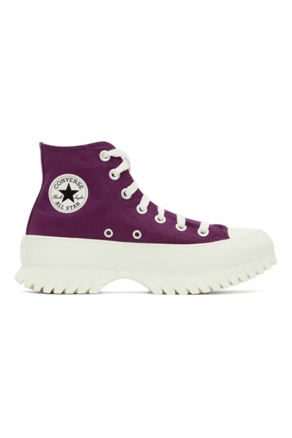 紫色 Chuck Taylor All Star Lugged 2.0 高帮运动鞋