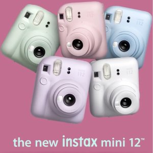全新上市：INSTAX Mini 12 拍立得相机 自拍更出色