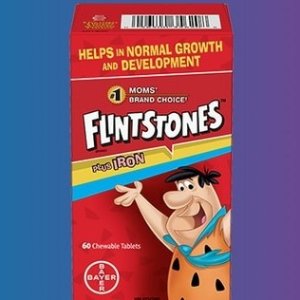 Flintstones 拜耳药业 儿童复合维生素咀嚼片60片 额外加铁