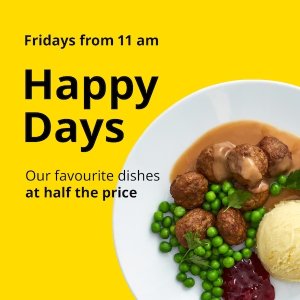 一直持续到8月！又快乐了澳洲 Ikea Happy Days 疯狂星期五！每个周五宜家餐吃饭半价