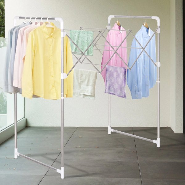 多功能服装挂架可折叠洗衣晾衣架