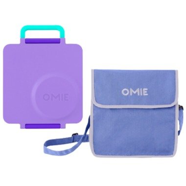 OmieLife 紫色午餐袋套装