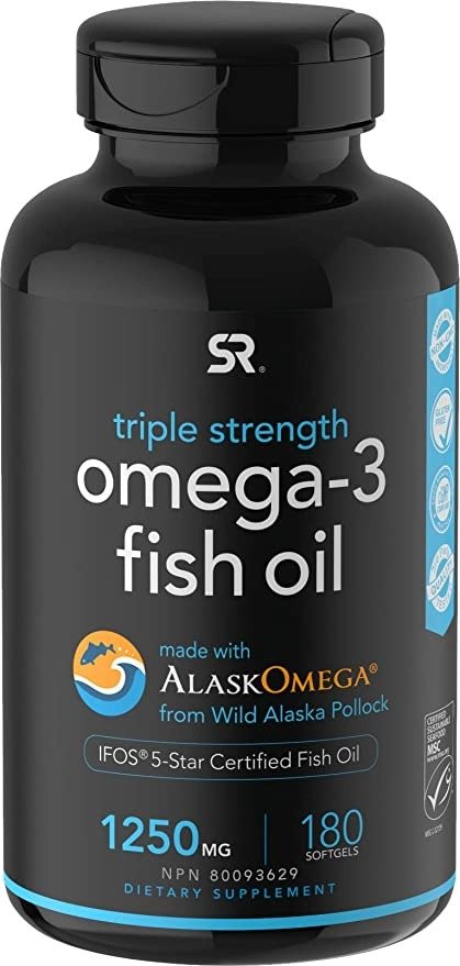 Omega-3 3倍强效鱼油 1250mg 180粒